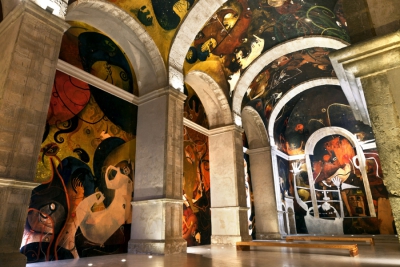 Art Center Painting of Alarcón Mural